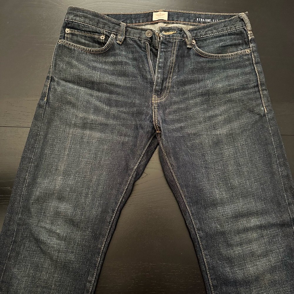 Dark Blue Denim Jeans by Dockers